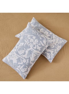 Home Box Aurora Heya 2-Piece Printed Cotton Pillow Cover Set 75 x 50 cm  - Image 4