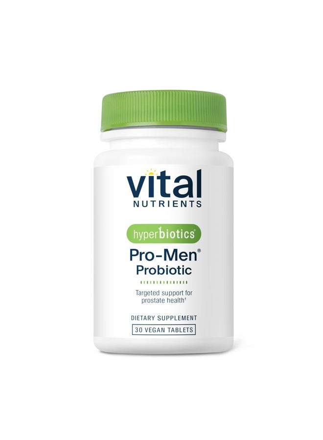 Hyperbiotics Pro Probiotics for Men | Time Release Tablets | Digestive Health, Immune System Support, Urinary, Prostate* | Shelf Stable | Vegan, Dairy & Gluten Free | 30 Count - Image 1