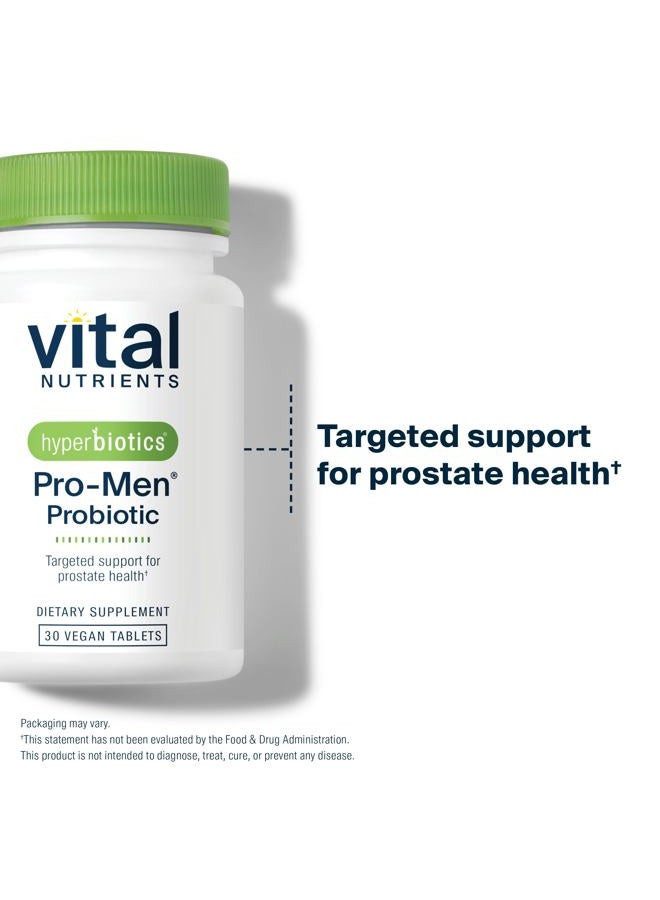Hyperbiotics Pro Probiotics for Men | Time Release Tablets | Digestive Health, Immune System Support, Urinary, Prostate* | Shelf Stable | Vegan, Dairy & Gluten Free | 30 Count - Image 4