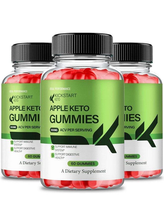 IDEAL PERFORMANCE Kickstart Keto ACV Gummies, Kick Start ACV Gummies Supplement - Maximum Strength, Keto Kickstart Keto+ ACV Gummys, All Natural Support Formula Kick Start Keto+ACV Advanced Formula Reviews (3 Pack) - Image 1
