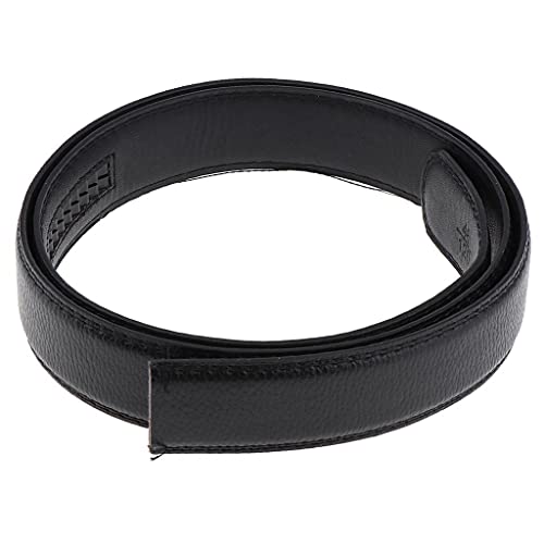 CALANDIS Men's Faux Leather Casual Formal Automatic Waist Strap Belts Slide Waistband Without Buckle, Multicolour - Image 4