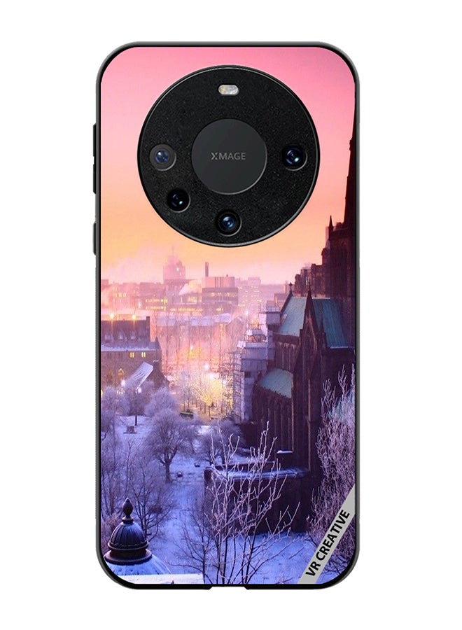 VR CREATIVE Protective Case Cover For Huawei Mate 60 Pro Quebec Winter Design Multicolour - Image 1