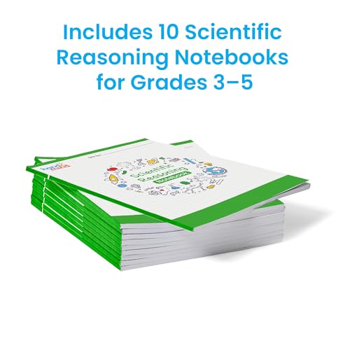 hand2mind Scientific Reasoning Notebook, Grades 3-5, Elementary Classroom Must Haves, Science Teacher Supplies, STEM Lab Notebooks for Kids (Set of 10) - Image 2