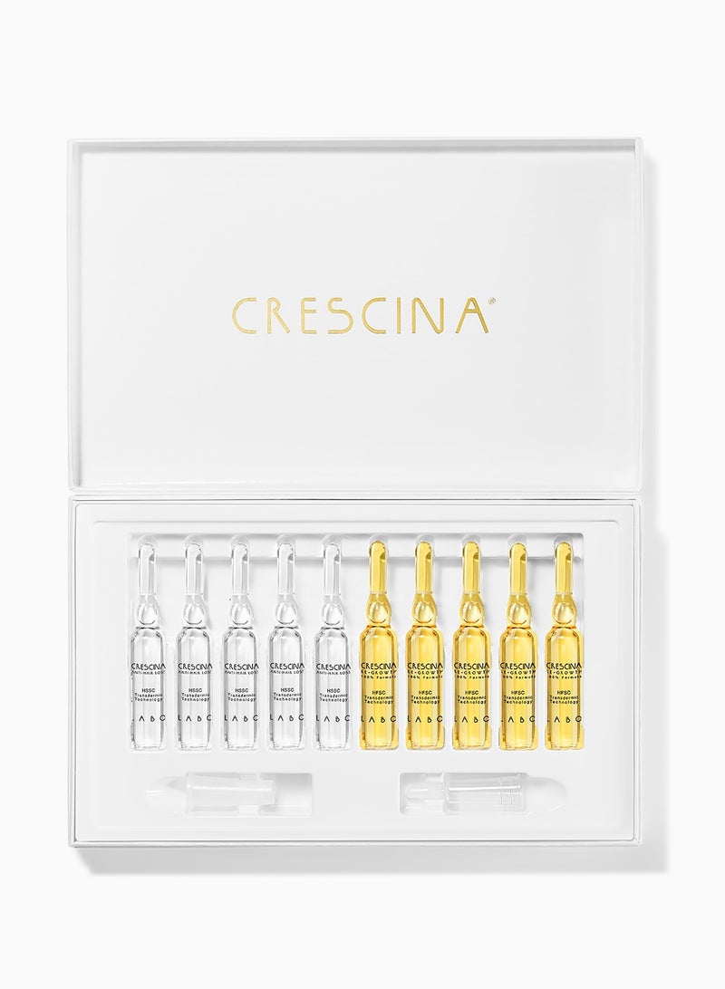 Crescina Transdermic Hfsc Complete Treatment Vials for Men 1300(advanced stages) 10+10units - Image 3