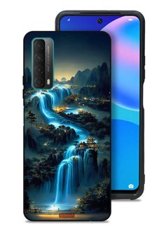 Tolwak Huawei P smart (2021) Protective Case Cover Waterfall Art  - Image 1