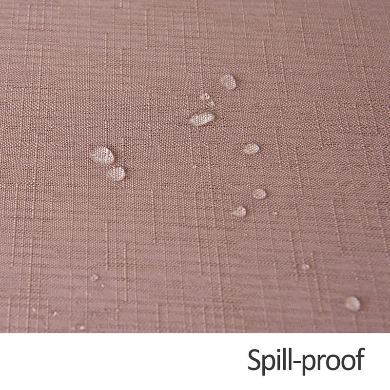 maxmill Faux Linen Textured Rectangle Tablecloth Water Resistant Wrinkle Free Spill-Proof  Soft Table Cloth for Dining Room Decoration  Banquet Parties Event Holiday Dinner  60 x 84 Inch Dusty Pink - Image 5