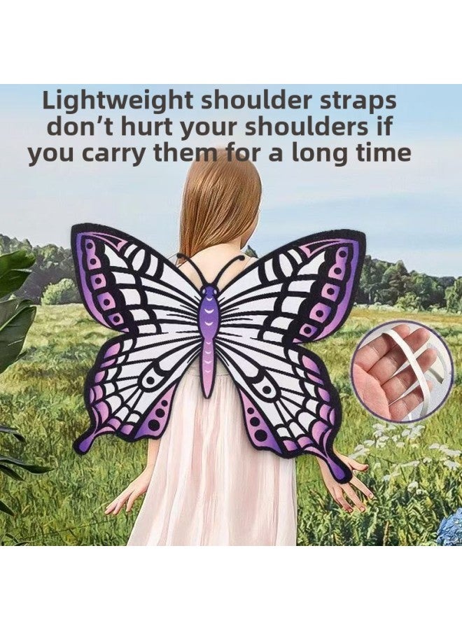 DIY Craft Cloth Color Painting Color Pen Back Butterfly Printing Children's Kindergarten Gifts-Color:Patterned Swallowtail【14c】  - Image 5