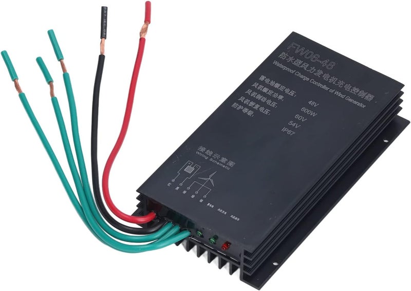 Wind Current Regulator 48V 600W | IP67 Weatherproof & Automatic Replenishing | Wind Generator Current Regulator for Wind Turbine Systems | Aluminum Alloy Shell - Image 2