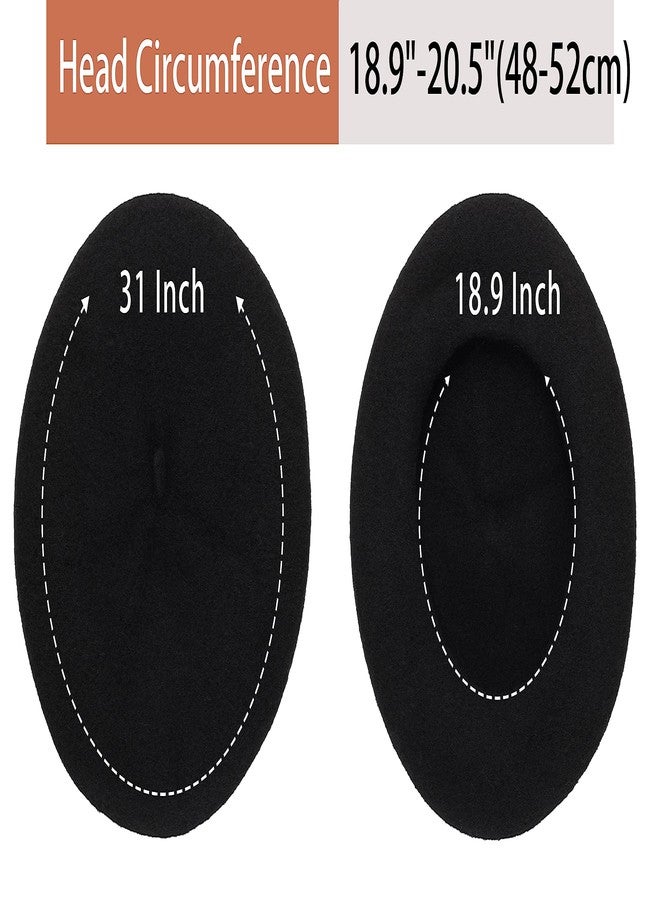 XuoAz Classic French Painter Beret for Girls Kids - Wool French Style Beanie Hat Solid Color Winter-Warm Cap (for 3 to 6 Years) - Image 5