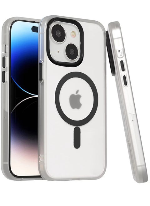 Magnetic Case For iPhone 12 Case Compatible with MagSafe Military Grade Protection Shockproof Translucent Matte Case Anti Scratch Shockproof Phone Case (clear)
