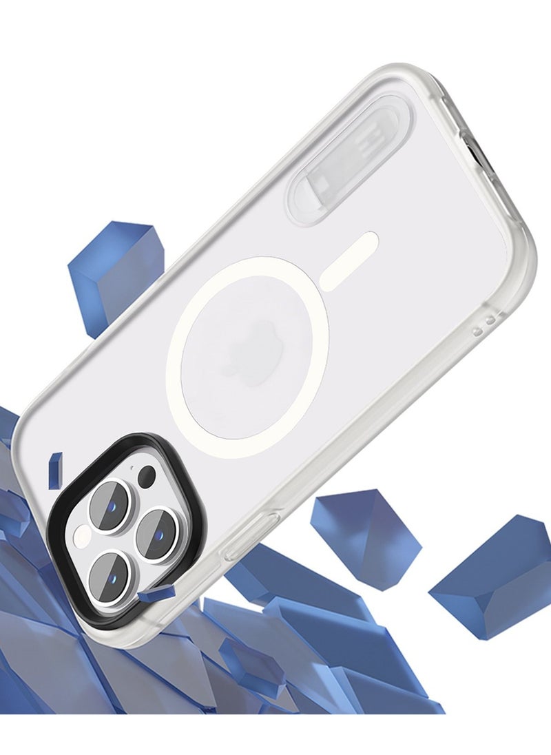 Generic - Magnetic Case For iPhone 12 Case Compatible with MagSafe Military Grade Protection Shockproof Translucent Matte Case Anti Scratch Shockproof Phone Case (clear) - Image 1