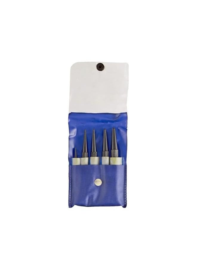 PROMASS Centre Punch Set of 5 (1.6mm to 4mm) for Precision Marking, Durable Alloy Steel, Ergonomic Design for Mechanics, Metalworkers, and DIY Projects  - Image 3