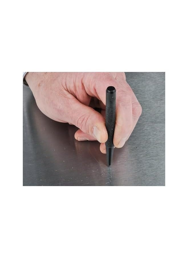 PROMASS Centre Punch Set of 5 (1.6mm to 4mm) for Precision Marking, Durable Alloy Steel, Ergonomic Design for Mechanics, Metalworkers, and DIY Projects  - Image 5