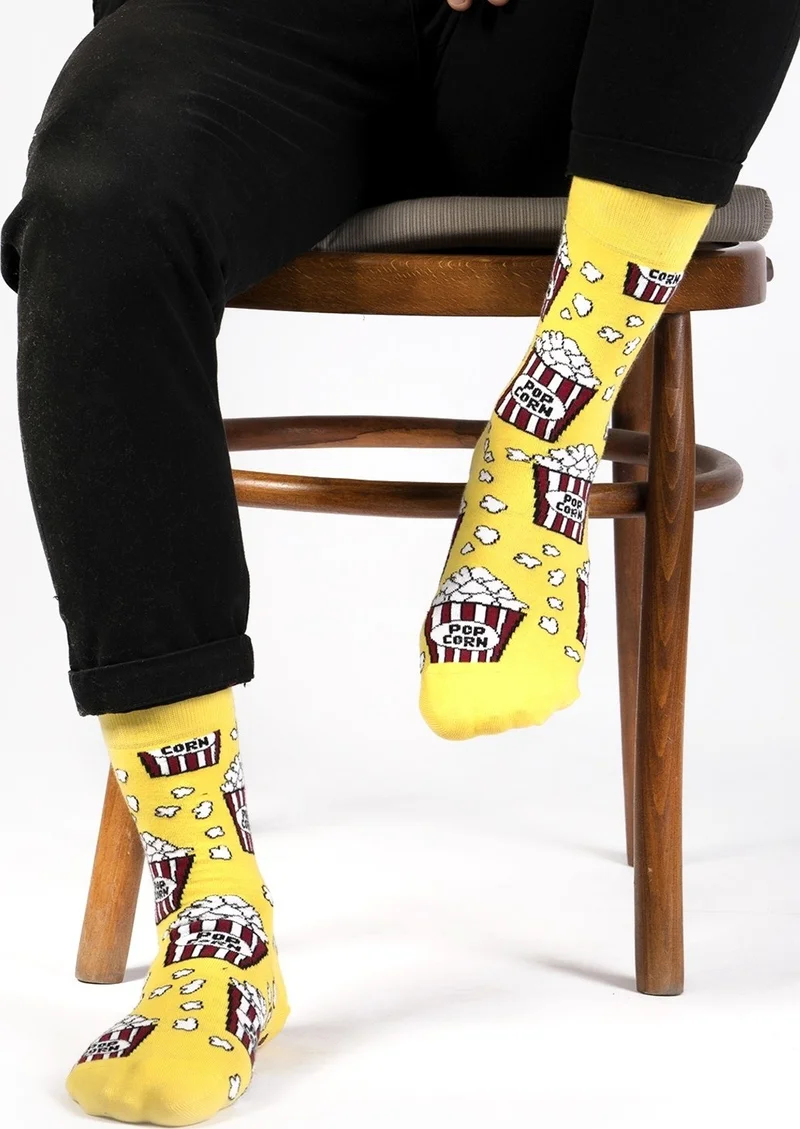 Ozzy Socks Pop Corn Patterned Socks