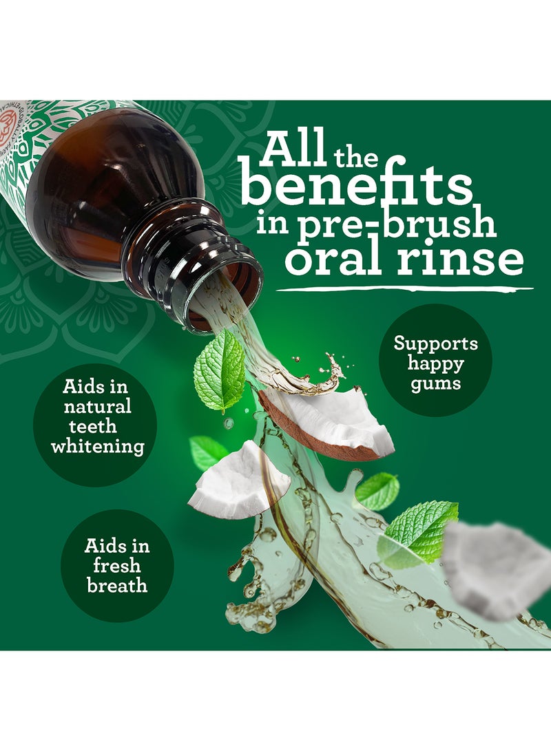 GuruNanda Starter Coconut & Peppermint Oil Pulling  237 ml - Image 4