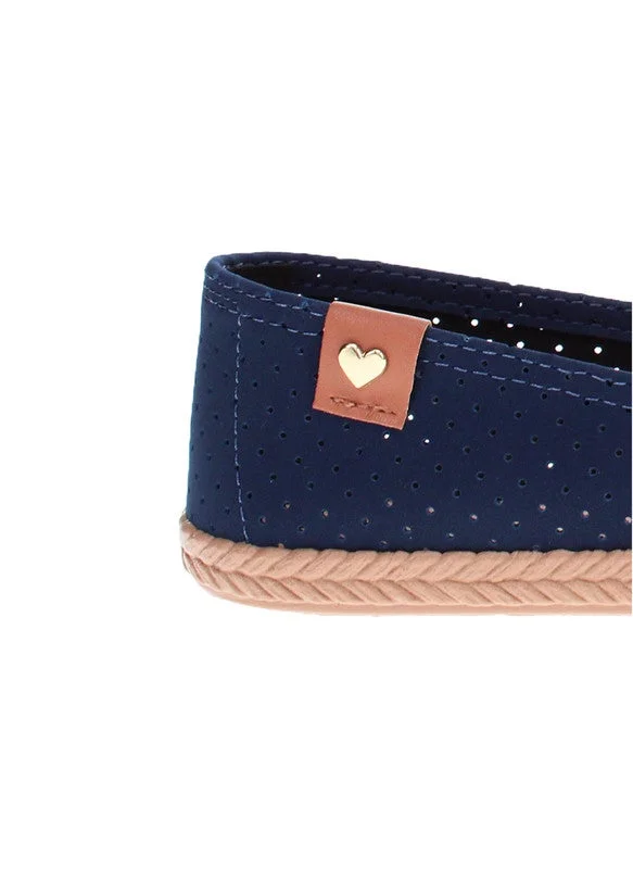 Moleca  Moleca Ladies Closed/Flat Shoes Navy | Made In Brazil for Women | Best Price UAE