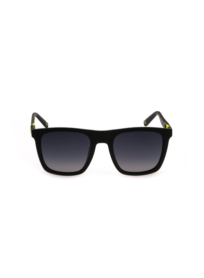 FILA Men's Square Shape Polarized  Sunglasses SFI527 52U28P - Lens Size: 52 Mm - Matt Black - Image 2