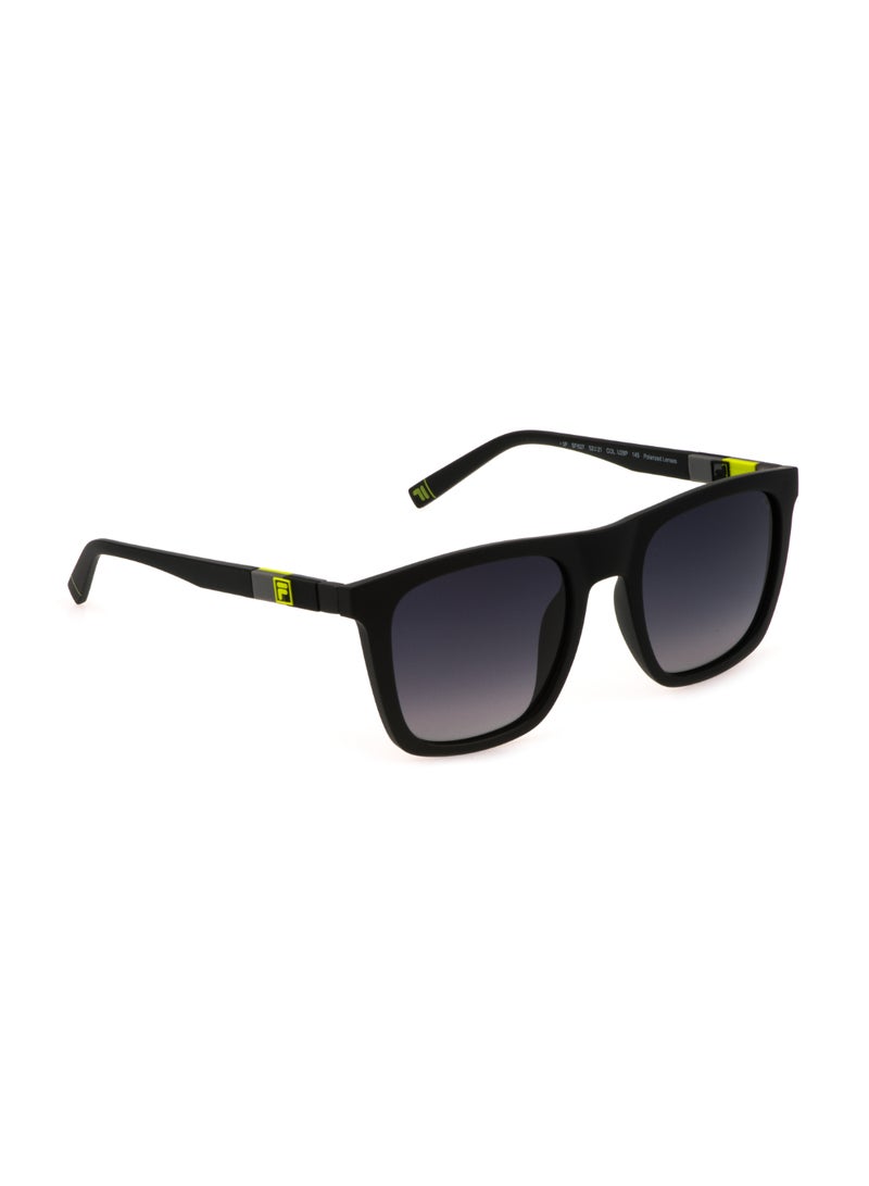 FILA Men's Square Shape Polarized  Sunglasses SFI527 52U28P - Lens Size: 52 Mm - Matt Black - Image 3