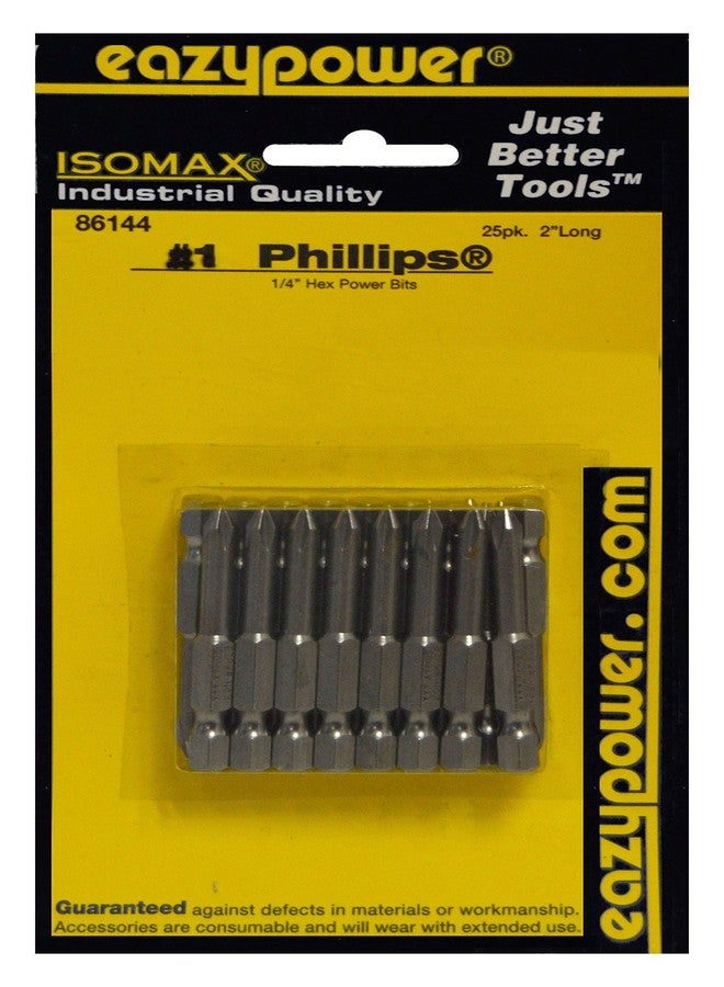 Eazypower 86144 2" Long #1 Phillips Power CD (25 Pack)