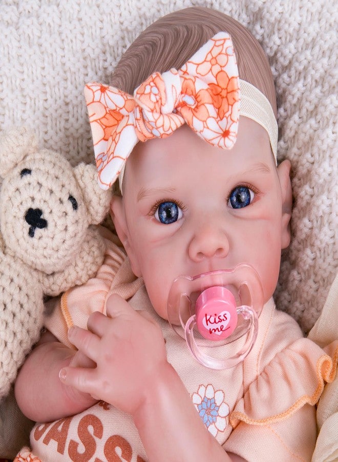 Aori Reborn Baby Dolls Girl Lifelike - Realistic 20-Inch Newborn Baby Girls with Poseable Limbs and Feeding Kit, Gift for Kids 3+, Pre-Parents, Grand-Parents, Collectors - Image 2