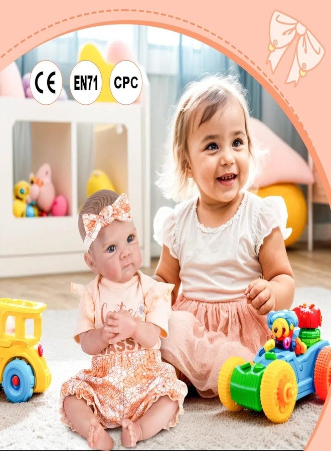 Aori Reborn Baby Dolls Girl Lifelike - Realistic 20-Inch Newborn Baby Girls with Poseable Limbs and Feeding Kit, Gift for Kids 3+, Pre-Parents, Grand-Parents, Collectors - Image 4