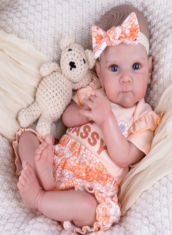 Aori Reborn Baby Dolls Girl Lifelike - Realistic 20-Inch Newborn Baby Girls with Poseable Limbs and Feeding Kit, Gift for Kids 3+, Pre-Parents, Grand-Parents, Collectors - Image 1