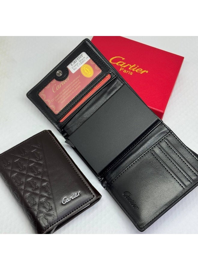 Cartier wallet leather cartier black - Image 2