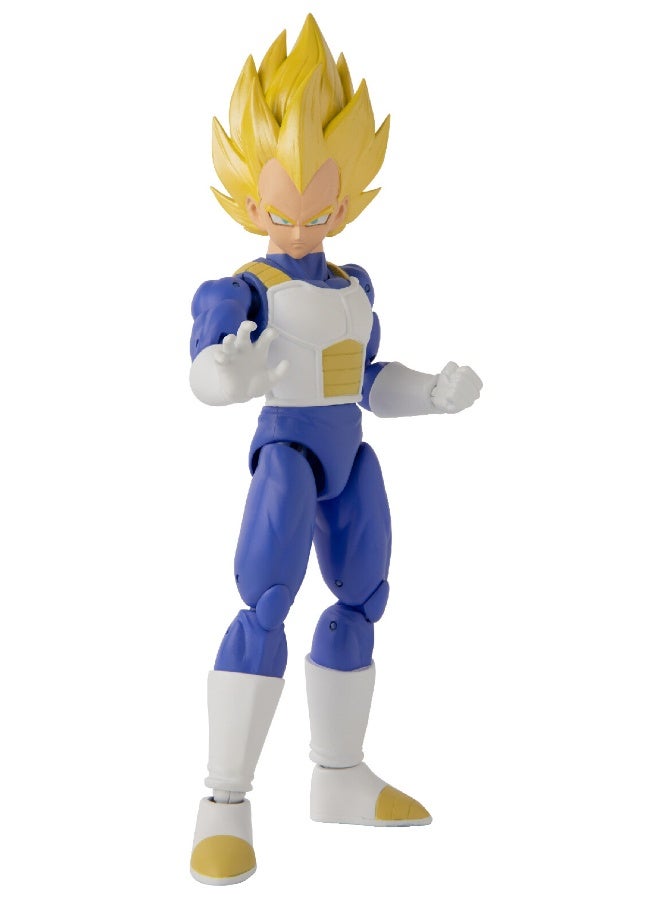 Bandai تمثال أكشن دراغون بول ستارز سوبر سايان فيجيتا 6.5 بوصة | تمثال قابل للجمع | تمثال عرض | أيدٍ قابلة للتبديل | هدية مثالية لجماهير الجمع، مانغا وعشاق الأنمي! - Image 3