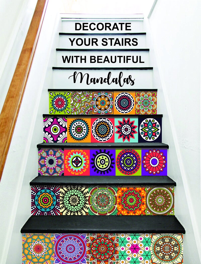PAPER PLANE DESIGN Tile Sticker Size 6 inch x 6 inch x 36 pcs - Multi Colour Design 24 (B) - Image 1