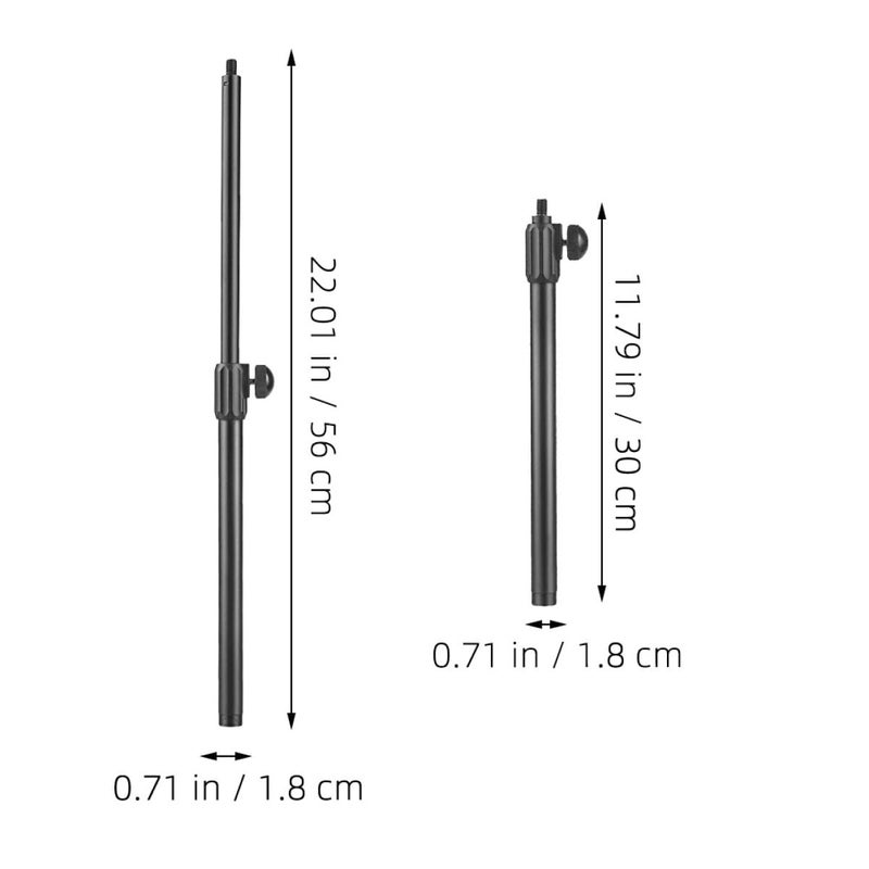 Extendable 50cm Metal Microphone Boom Pole Arm With 3 8 Screw Head For Podcast Streaming - Image 3
