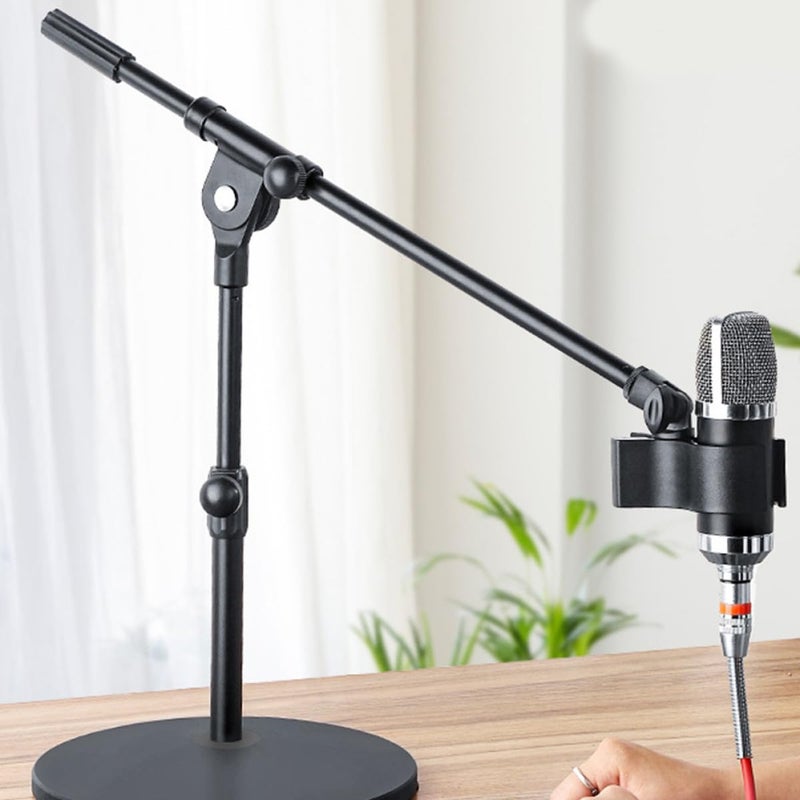 Extendable 50cm Metal Microphone Boom Pole Arm With 3 8 Screw Head For Podcast Streaming - Image 5