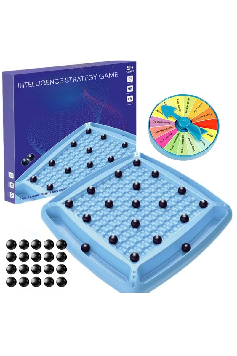 ESSEN Magnetic Chess Game Set with Stones, Table Top Magnet Chess Board Game, Magnetic Strategy Game with Rocks, Family Game Party Game for Kids and Adults  - Image 1