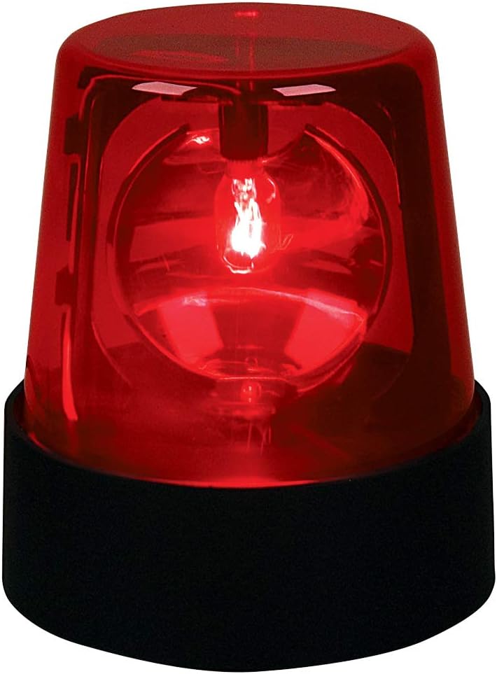 Rhode Island Novelty Red Police Beacon Light with AC Cord - Image 1