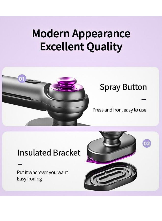 Chase Up Portable Mini Iron - Hand Held Steamers for Clothes,Swivel handle,26W Portable Travel Clothes Iron,Heat Press Clothing iron Machine,Small Clothing Steamer, Travel Dorm Essentials Gift - Image 2
