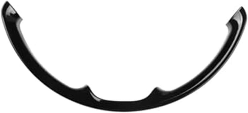 DEMULAX Glossy Black Steering Wheel Trim Cover for Toyota