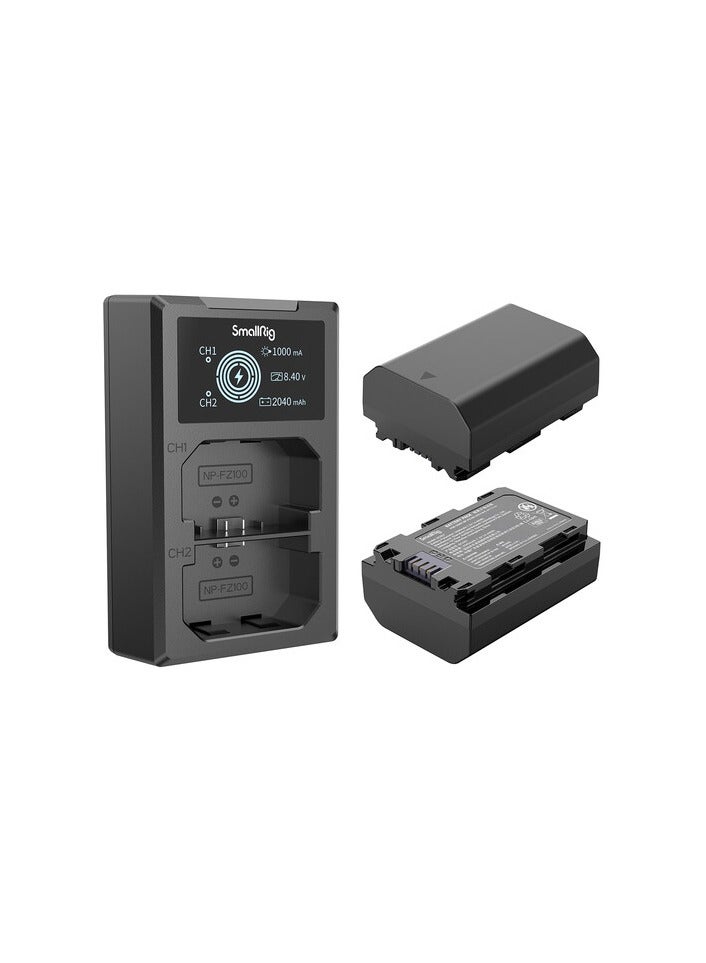 SmallRig NP-FZ100 Camera Battery and Charger- 3824B - Image 1