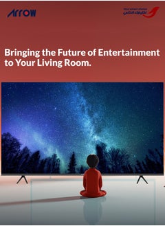 ARRQW 75 Inch 4K UHD Smart TV with webOS 2.0, 3840x2160 Resolution, 5000:1 Contrast, 16:9 Aspect Ratio, 60Hz Refresh Rate, Dolby Atmos & Dolby Vision, HDR10+, Bluetooth Audio, Wi-Fi, 3 HDMI Ports, 2 USB Ports, Screen Casting, MEMC Enhance gaming, Wall Mount | Model No: RO-75LPW  - Image 5