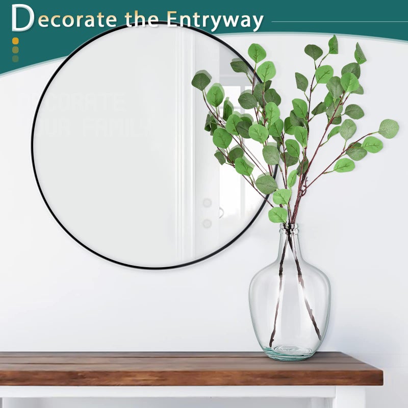 Bfttlity Clear Glass Vase Tall Farmhouse Vase للفروع الزجاجية للمزهريات المركزية في الديكور (S) المنزل - Image 3