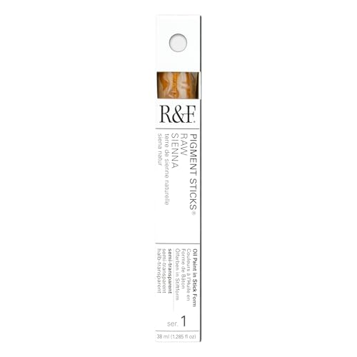 R&F Handmade Paints - Professional Oil Pigment Stick, Raw Sienna, 38 ml - Image 4