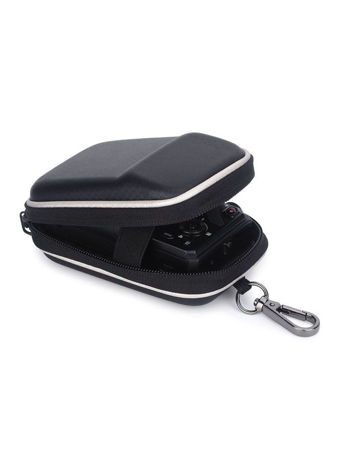 SUMAX حقيبة كاميرا رقمية مضادة للصدمات مصنوعة من EVA صلبة لحماية كاميرات كانون باور شوت SX730 HS G9 X نيكون COOLPIX A900 W100 باناسونيك لوميكس DMC TZ80 سوني سايبر شوت DSC WX500 HX90 RX100، سوداء - Image 3