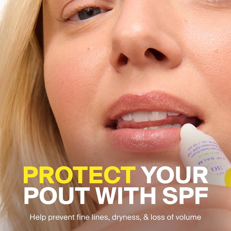 سوبرجوب! مرطب شفاه بلاي SPF 30 مع نعناع، 0.5 أونصة سائلة - مرطب شفاه واقي شمسي واسع الطيف مع عسل مرطب، زبدة الشيا وزيت بذور عباد الشمس - مكونات نظيفة - مثالي للأيام النشطة - Image 4
