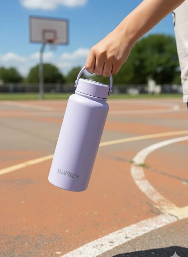 Casa Quesera SNAPTRON® Wide mouth 1000ml Insulated Sports Water Bottle – Large Capacity, Portable, Leakproof with Anti-Slip Bottom