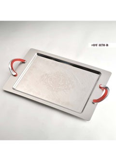6 October Sydney large Turkish stainless steel tray, 45*30 cm, DT-1170B 