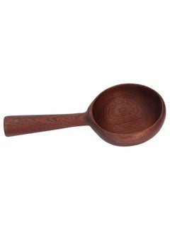 Thoraya Wooden Ladle Prevent Scalding Multipurpose Long Handle Water Scoop Wood Spoon for Salad Food Serving  - Image 1