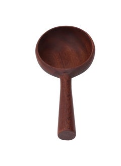 Thoraya Wooden Ladle Prevent Scalding Multipurpose Long Handle Water Scoop Wood Spoon for Salad Food Serving  - Image 3