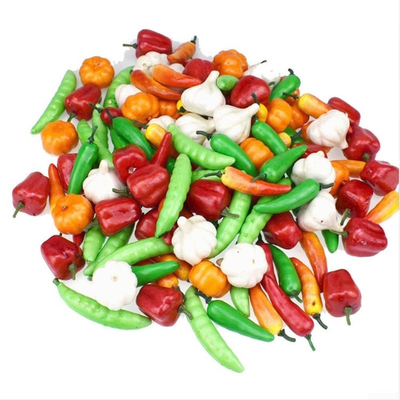 Artificial Vegetables Set 20 Pcs Including Red Chili, Potato, Carrot, Pumpkin, Garlic for Kitchen, Market, Party or Home Decoration(Potato) - Image 4