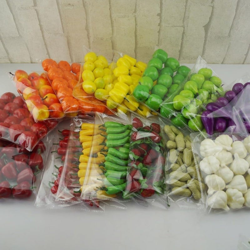 Artificial Vegetables Set 20 Pcs Including Red Chili, Potato, Carrot, Pumpkin, Garlic for Kitchen, Market, Party or Home Decoration(Potato) - Image 2