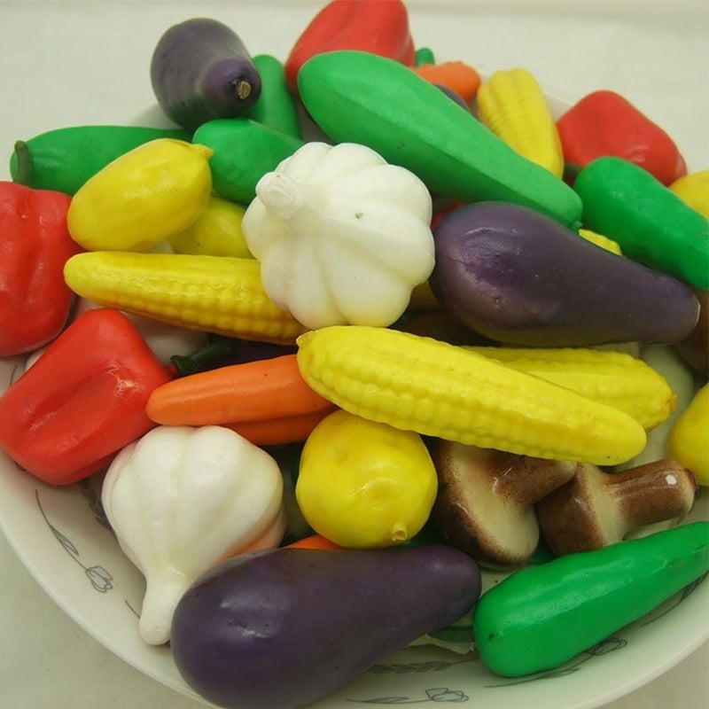 Artificial Vegetables Set 20 Pcs Including Red Chili, Potato, Carrot, Pumpkin, Garlic for Kitchen, Market, Party or Home Decoration(Potato) - Image 3