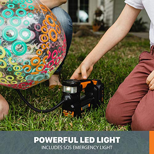 Worx WX092L.9 20V Power Share Portable Air Pump Inflator (Tool Only) - Image 5