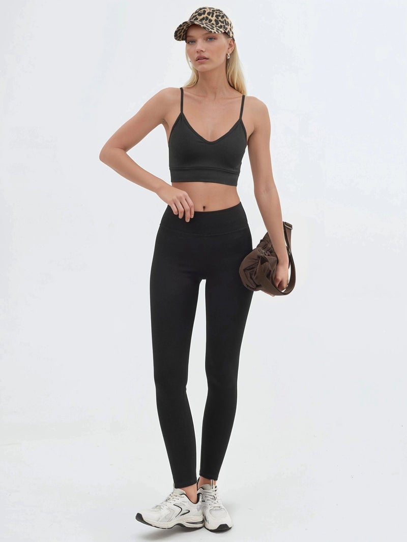 BUSEM High Waist Pull-On Skinny Leggings - Image 2